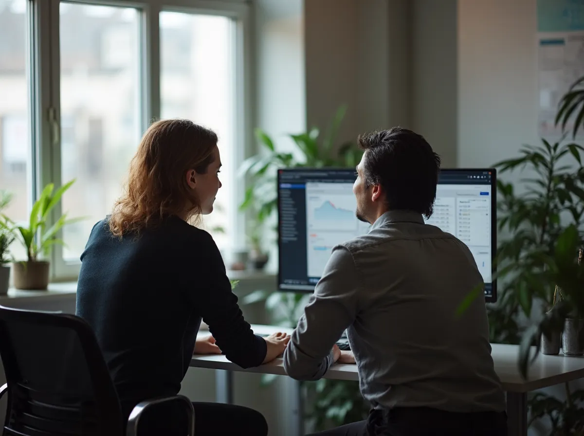 Une PME au travail